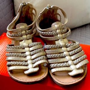 Harper Canyon GOLD Gladiator style sandals